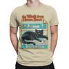 Vintage Work from Home Boss Cat Playing Computer Games T-Shirt Men Pure Cotton T Shirt Short Sleeve Tee Shirt Plus Size Clothing
