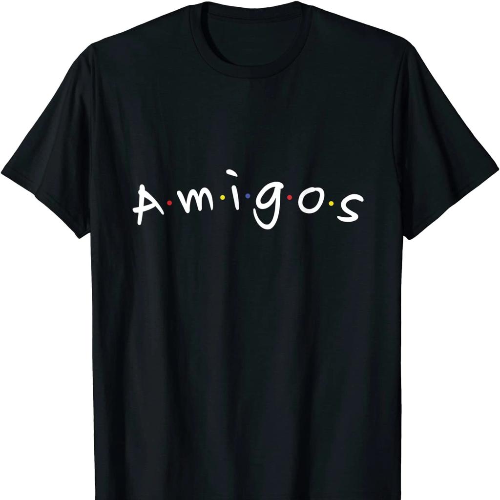 Amigos Spanish Friends 90s TV Pop Culture T Shirt New 100 Cotton Short Sleeve ONeck Tshirt Casual Mens Top Streetwear