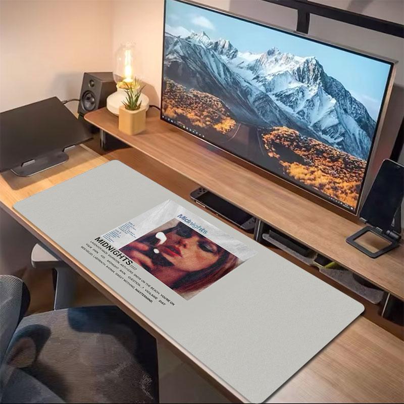 Garden Serenity Large Size Mouse Pad Large Gaming Table Cushion Nonslip Laptop Tablet Big Mousepad Xxl Mat Mini Pc Playmat With Lock Edge