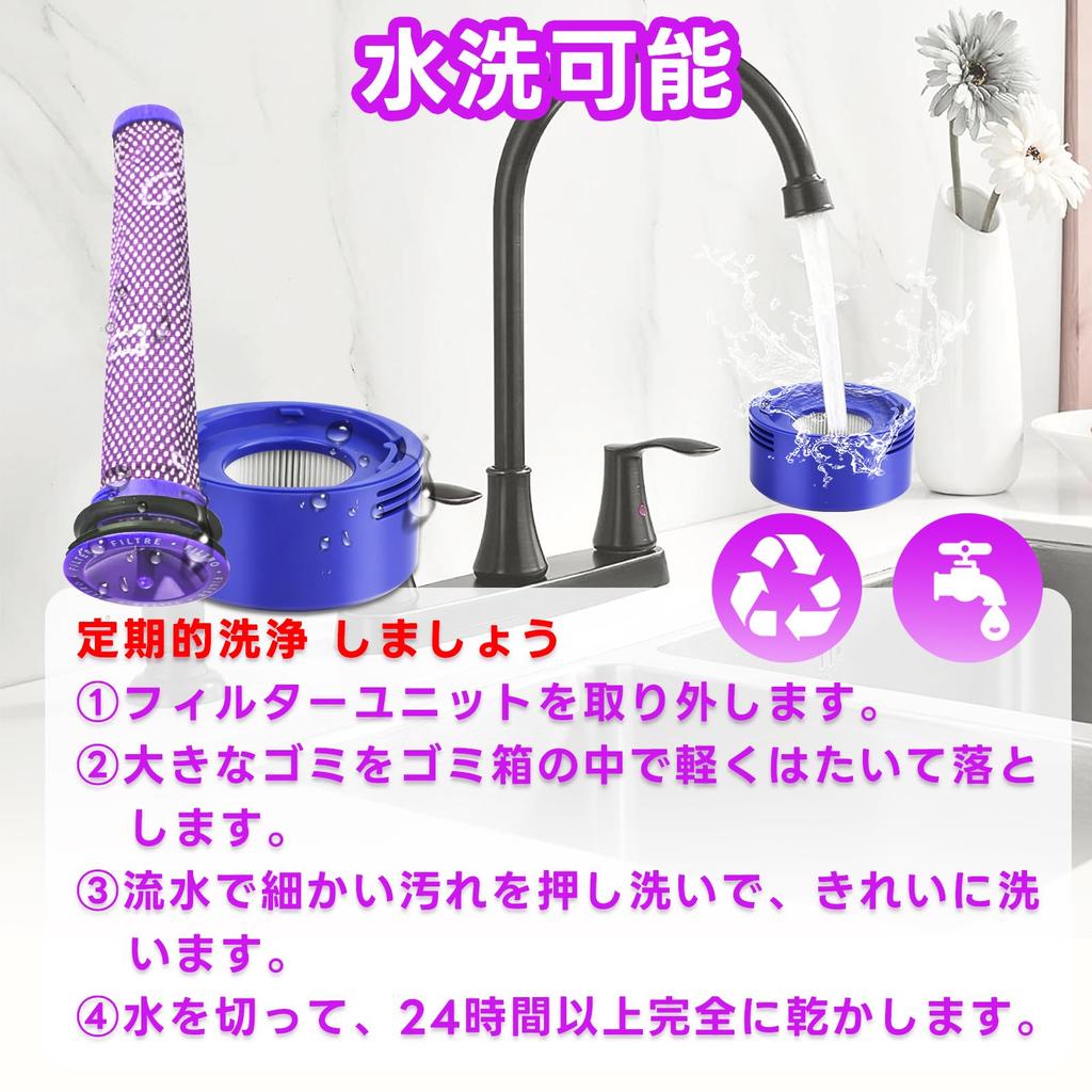 Vacuum Cleaner Filter Filter Compatible with V7 V8 SV10 SV10D SV10K SV11 HH11 Series Post Motor Filter Hepa Post Filter Filter Washable High