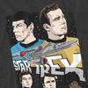 Star Trek Unisex Adult Illustrated Crew T-Shirt