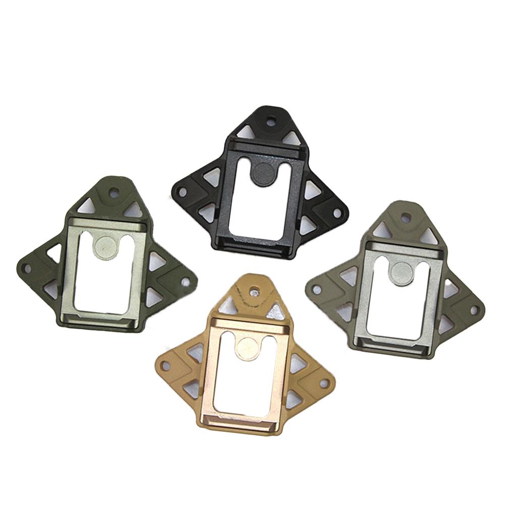 Outdoor Helmet Shield 3 Hole NVG Installation ABS+metal Adapter For Cosplay Outdoor Training Helmet Adapter