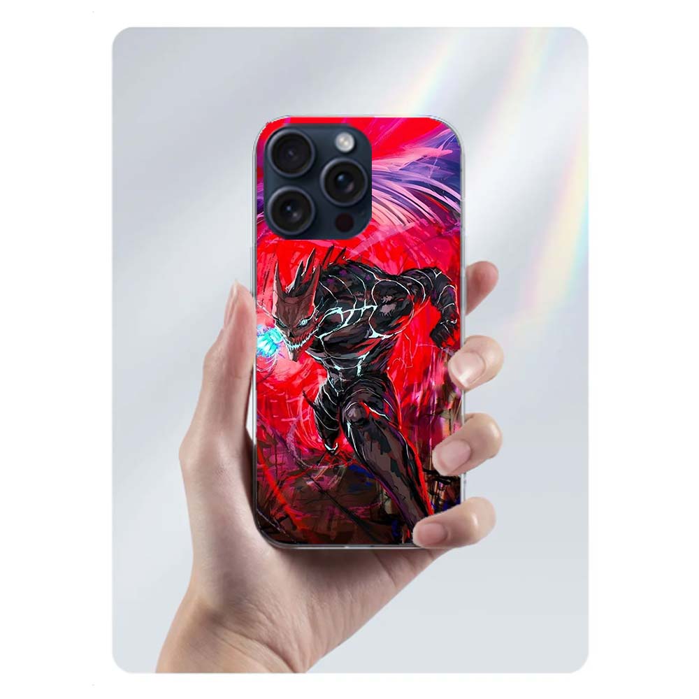 Kaiju No. 8 Anime Clear Phone Case For Iphone 17 Air 16 Pro Max 15 Pro 14 Plus 17E 16E 11 13 12 Mini Cover Cases Fundas Cell TPU