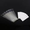 100pcs White Earring Display Cards With Self Adhesive Bags