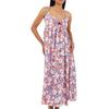 Womens/Ladies Floral Spaghetti Strap Maxi Dress