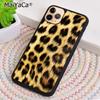 Wild Cat Cheetah Leopard Phone Case For iPhone 17 Air 16 pro max 15 14 plus 12 13 Shell Cover coque