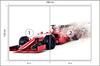 Photomural Abstract F1 Car Non-Woven 180x120