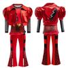 Descendants 4 4-Piece Kids Red Formal Dress Halloween Stage Performance Costume
