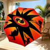 Incredibles Print Automatic Open Close Umbrella, Portable Foldable Umbrella, for Outdoor Commute Camping Trip, Ideal Birthday Gift