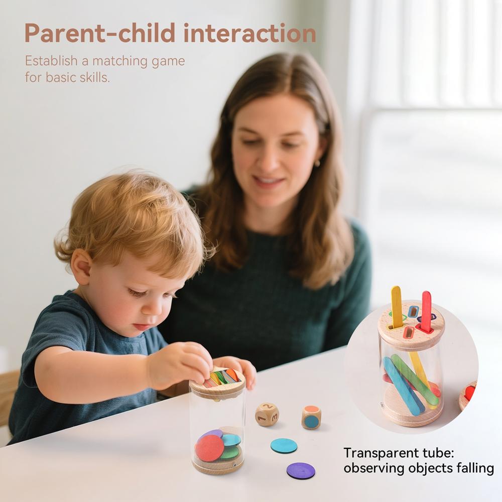 Montessori Spielzeug Holz Farbsortierspielzeug Feinmotorik Sensorische Zuordnungsspiele Farbe Und Form Erkennung Spielzeug Set Babygeschenk