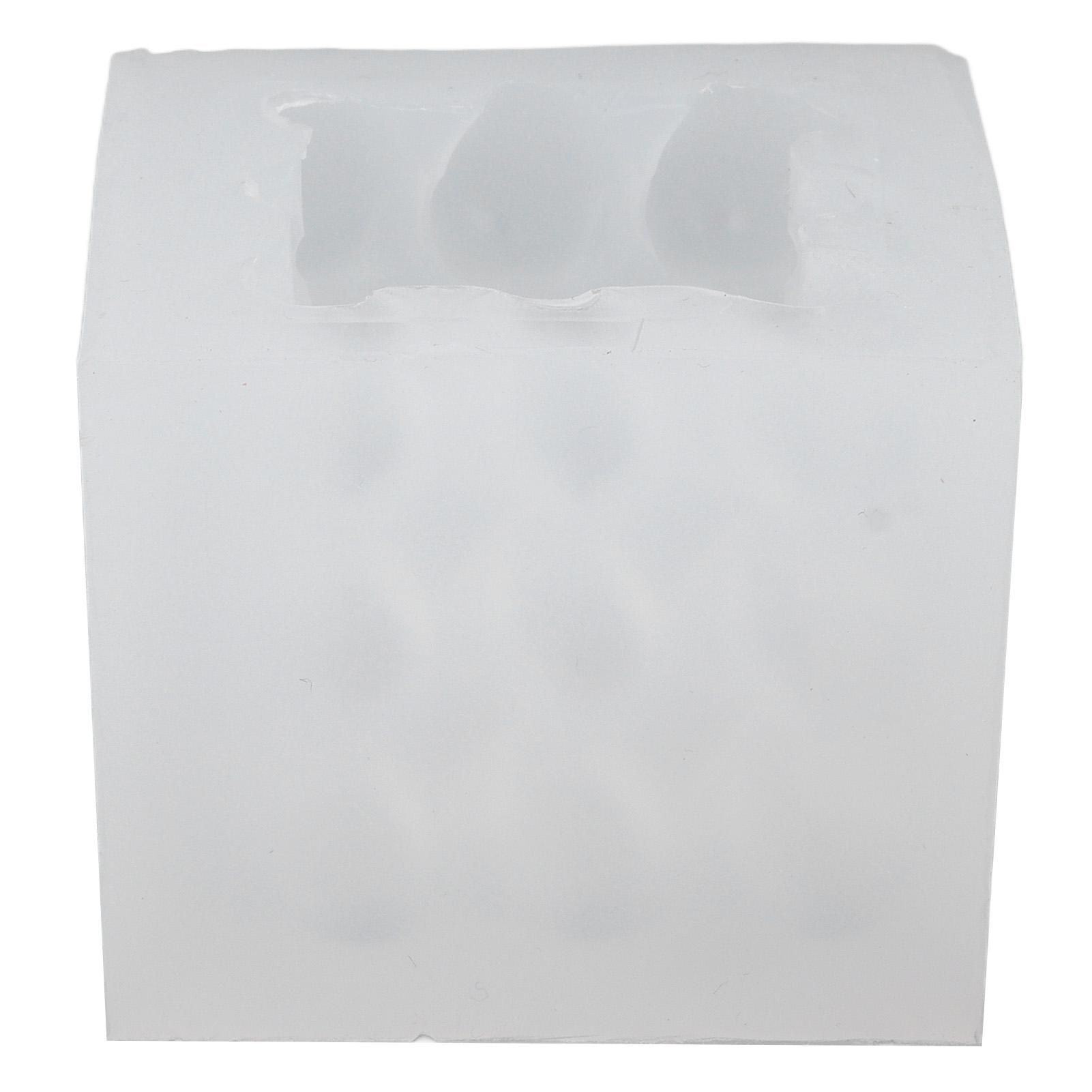 

3D Сердце Куб Ароматерапевтическая Свеча Силиконовая Форма Пищевой Класс Формы для Свечей для Свадеб ЮбилеевL M(315 X 180mm / 12.4 X 7.09in)