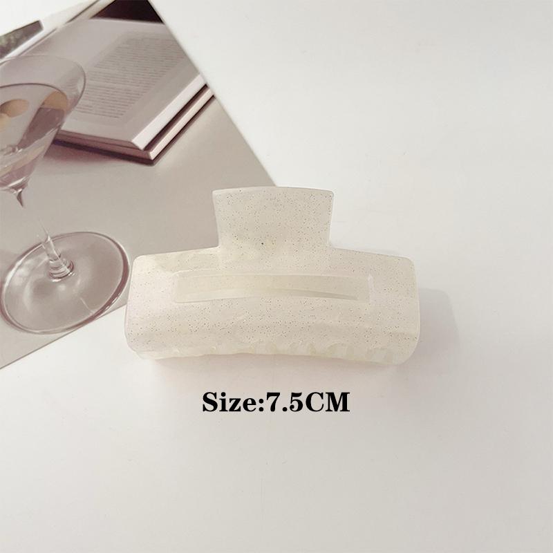 

Gradient Color Gripper Korean Edition Large Acrylic Hair Grip Women S Minimally Designed Back Hair Clip Shark Clip