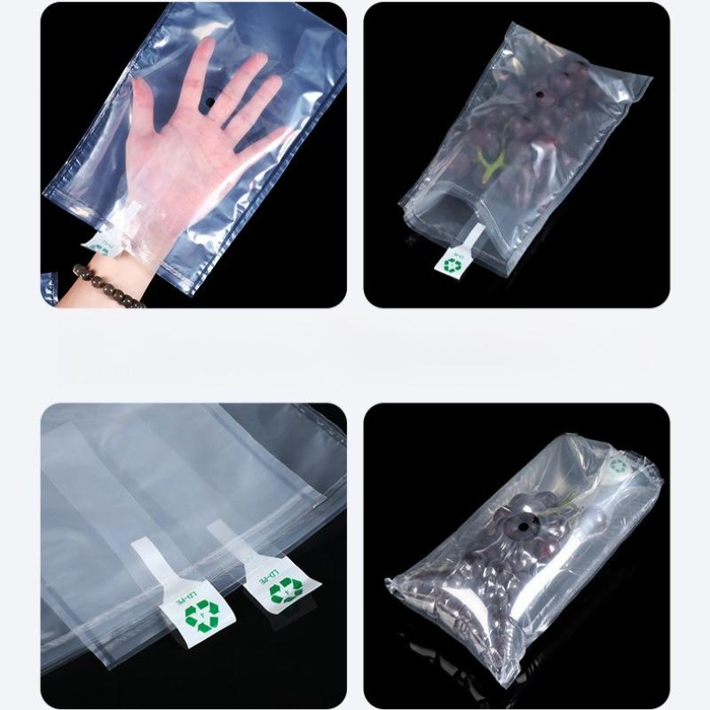 Grape Anti-collision Buffer Packaging Bag Express Packaging Shockproof Inflatable Bags Thickened Perforated Design Fragile Fruit Protective Cover