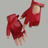 Waterproof Fingerless Gloves Square Buckle Driving Gloves Half Finger Gloves  Stage Performances