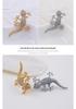 Fashion Gecko Zircon-Inlaid Men's & Women's High-Grade Brooch Corsage with Anti-Exposure Buckle