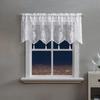 Decorative Lace Short Curtain Soft Tasseled Fringe Semi Transparent Designs For Bedroom Window Dorm Decoration