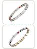 Unisex Stainless Steel Titanium Germanium Magnetic Bracelet with Cross-Border Design