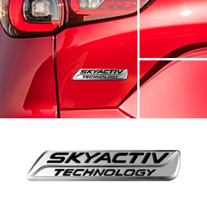 TECHNOLOGIA 3D SKYACTIV Logo Tylna naklejka na bagażnik samochodu Emblemat Naklejka na błotnik boczny dla CX-3 CX3 CX-5 CX5 CX-7 Atenza