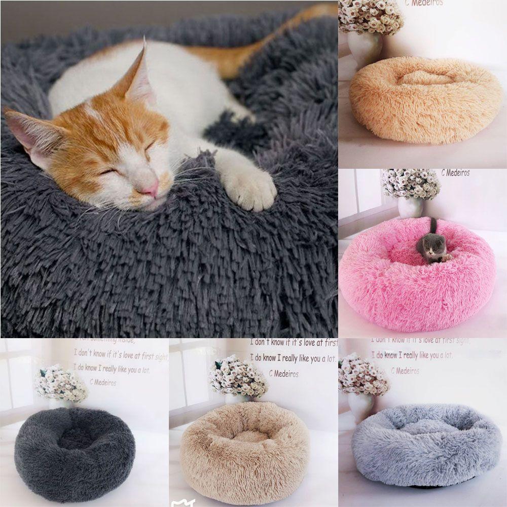 

Round Mat Long Plush Pet Supplies Pet Bed Cat Warm Bed Kennel Dog Nest