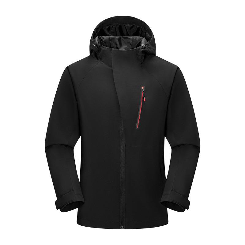 Autumn and Winter Outdoor Single-layer Jacket Men's, Jacket Trench Coat, Sports Outdoor Mountaineering Suit Single-punch Regular