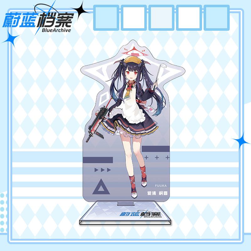 16cm Height Blue Archive Acrylic Stand Character Figurine