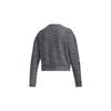 adidas Short Round Neck Pullover Sweatshirt Women Tops Dark-Grey GE1131