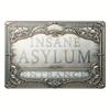 Metall Aluminium Schild Poster Haustor Badezimmer Wandplakette Dekoration Retro Shabby Schild Geprägter Stil Handwerk Blech Malerei