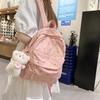 Pattern Simple Flower Student Leisure Backpacks For School And Daily Use