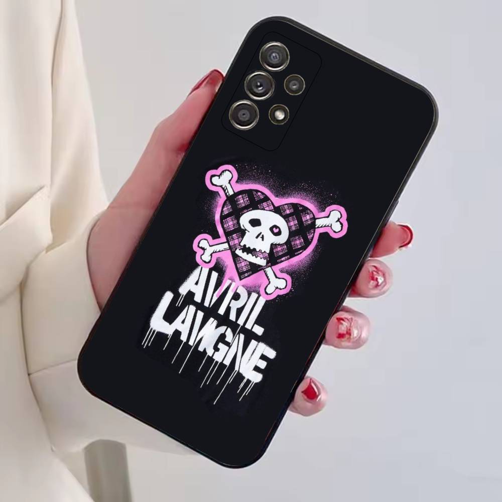 Singer Avril L-Lavigne Phone Case For Samsung S25,S24,S21,S22,S23,S30,Ultra,S20,Plus,Fe,Soft Silicone Black Cover