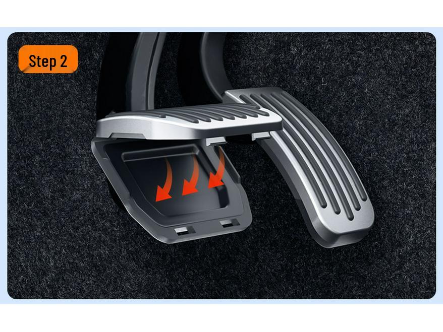 Aluminum Alloy Throttle Brake Pedal Decorations for Tesla Model Y/3 Refresh Accessories