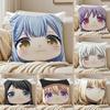 BanG Dream Ave Mujica Pillow Case Anti-dustmite Pillowcase Invisible Zipper Silky Short Plush Sofa Cushion Cover