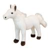 Kids Horse Doll Fleece Fabric Foal Shape Doll PP Cotton Filling Easy To Maintain Children Playroom Horse Companion