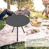 Folding Camping Round Table Aluminum Alloy Liftable Portable Picnic Camping Table for Self Driving RV Equipment Supplies