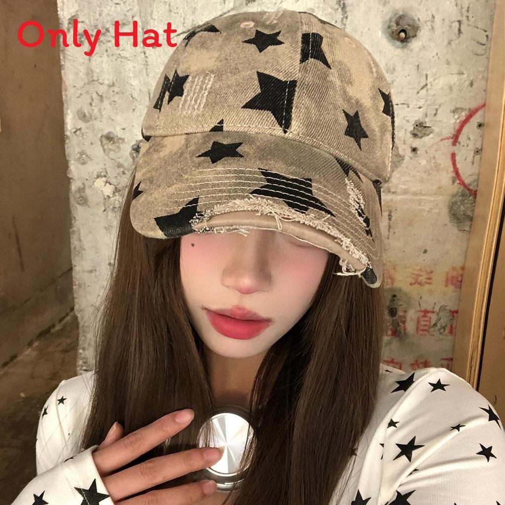 Bestickte Kappe mit Sternenhimmel und Sonnenschutz für lässige Streetwear und Sonnenschutz