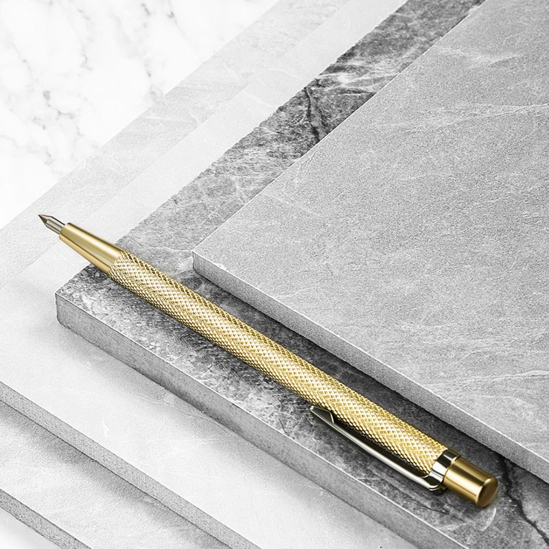 2Pcs Carbide Scriber Diamond Glass Cutter Carbide Scriber Hard Metal Tile Cutting Hand Tool for Wood Engraving