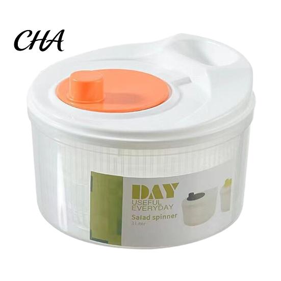 Multi Functional Vegetable Slicer Salad Spinner, Manual Quick Drying Fruit Washer, with Kitchen Tool for Vegetables Slicing Blade Design, Dryer