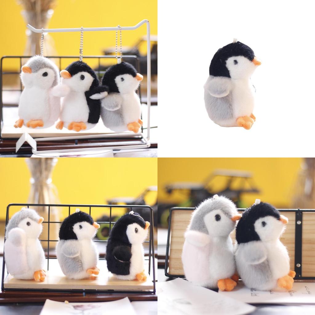 Cute Soft Plush Penguin Keychain Miniature Stuffed Animal Bag Decoration