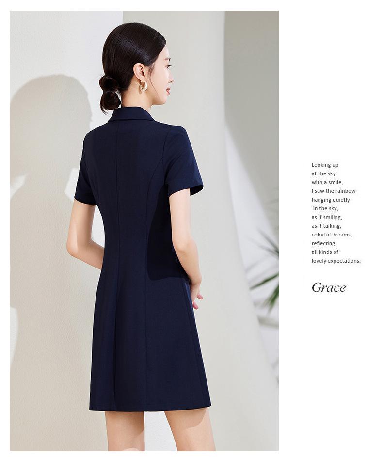 2024 Women's Professional Suit Dress: Elegant Summer Workwear for Formal Occasions in Beauty Salons & Jewelry Stores