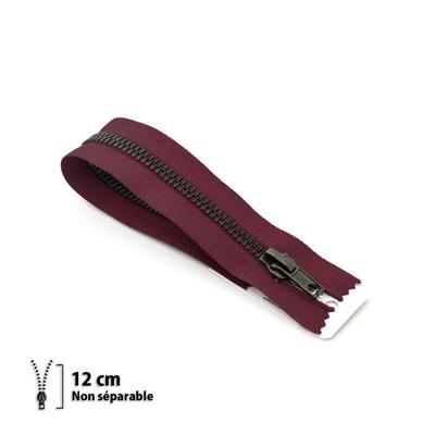 Zamek błyskawiczny Z14 - mosiądz Nierozdzielczy 6 mm - 12 cm - 7114870012