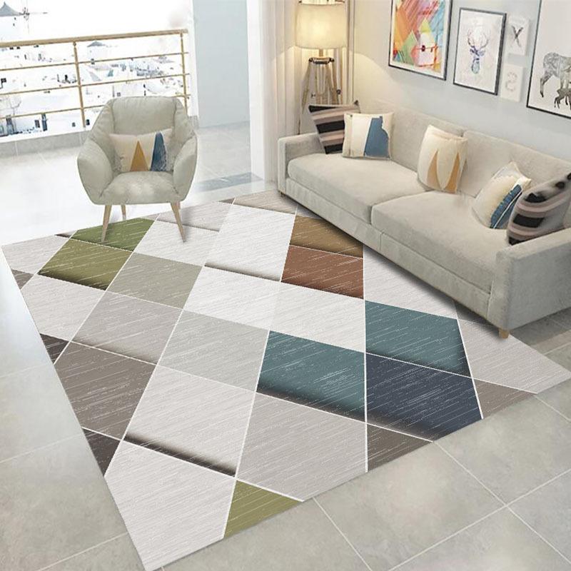 Nordic Style Carpet Home Large Carpet Living Room Sand Coffee Table Carpet Floor Mat Bedroom Bedside Blanket Kitchen Floor Mat