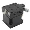Manual Linear Stage Aluminum Alloy Black Anodized Surface XZ Axes Adjustable Sliding Table for Optical Instrument