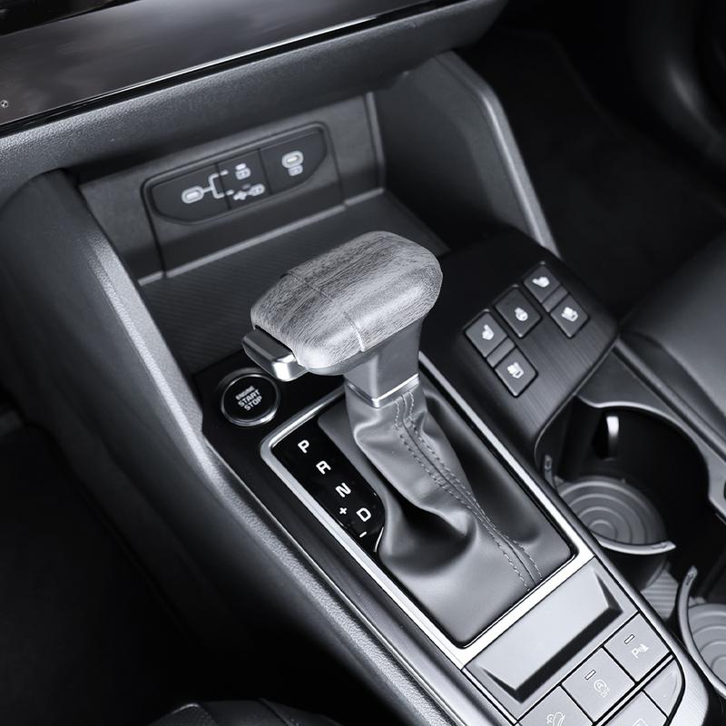 Kohlefaser-Konsolen-Schalthebelkopf-Abdeckung für Kia Sportage NQ5 2026/Kia K4 Zubehör LHD/RHD