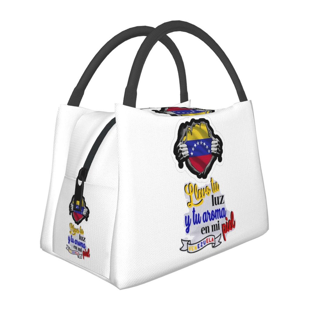 Arepas Venezuela Insulated Lunch Bag for School Bento Storage Food Boxes Portable Container Cooler Thermal Lunch Box Tote