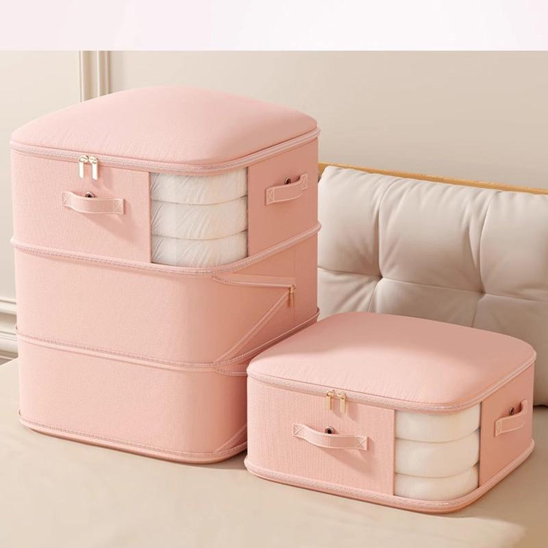 1pc Vacuum Compression Storage Bags Household Visible Quilt Clothing Storage Box Large-capacity Storage Bag Wardrobe Organizer