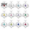 Love Message Necklace Heart for Women Romantic I You Forever