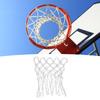 Basketball Net Replacement All Weather Anti Whip Fits Standard Indoor Outdoor Rims Professional Basketball Nets Polyester White