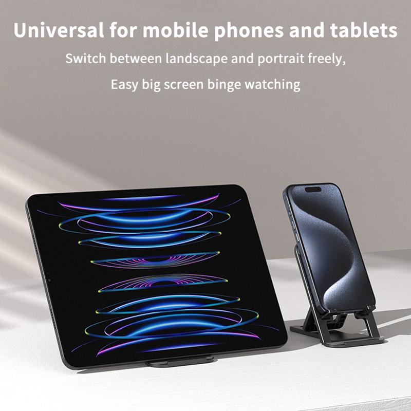 Universal Foldable Mobile Phone Holder Portable Desktop Adjustable Phone Stand For Iphone 16 15 Xiaomi Desk Lazy Bracket
