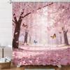 3D Glowing Tropical Fish Coral Reef Underwater Shower Curtain - Waterproof Polyester Bathroom Decor