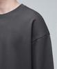 MUSINSA STANDARD Flat Terry Oversized String Sweatshirt [Gunmetal]
