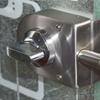 Glass Door Floor Lock Single Bolt Keyless Anti-Theft Locks Door Slide for Latch